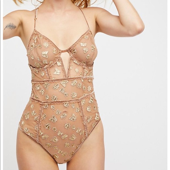 For Love And Lemons Other - For Love & Lemons Golden Gardens Bodysuit Small